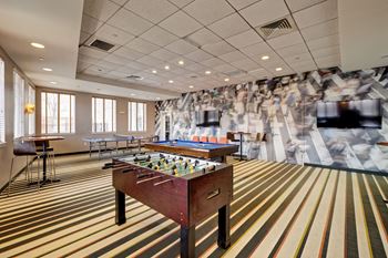 Resident Amenity Club with Clubroom, Entertainment Room and Game Room -HighPoint Apartments Quincy MA